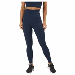 High Waist Tights - Side Pocke Dark Blue