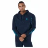 Hmlaction Cotton Hoodie Black Iris/atomic Blue