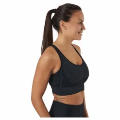 Hmlclea Seamless Sports Top Black Melange