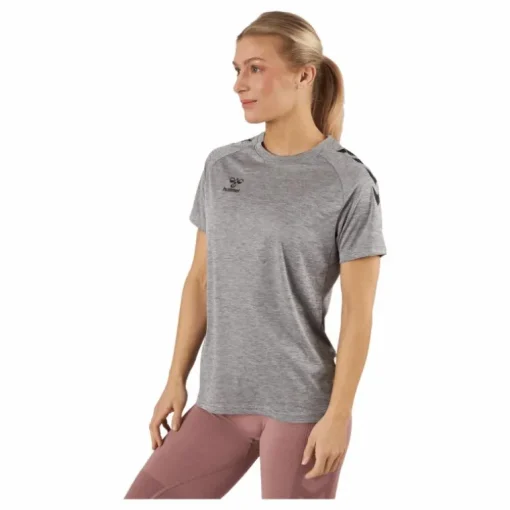 Hmlcore Xk Core Poly T-shirt Grey Melange