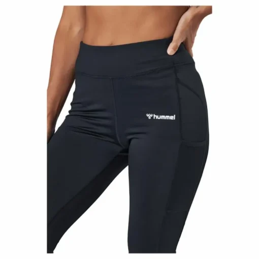 Hmlmt Chipo Mid Waist Tights Black