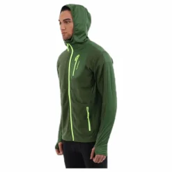 Hood Jacket Fleece Green