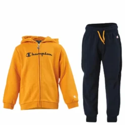 Hooded Full Zip Suit Junior Yellow