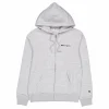 Hooded Full Zip Sweatshirt New Oxford Grey Melange