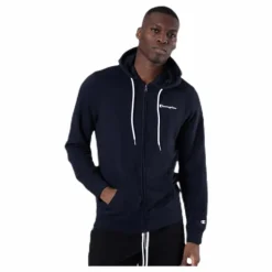 Hooded Full Zip Sweatshirt Blue