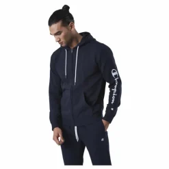 Hooded Full Zip Sweatshirt Blue