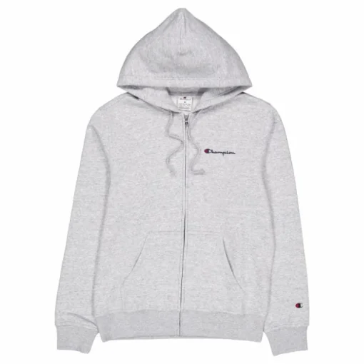 Hooded Full Zip Sweatshirt New Oxford Grey Melange