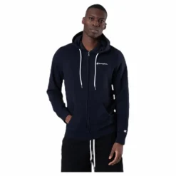 Hooded Full Zip Sweatshirt Blue