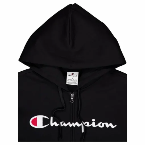 Hooded Full Zip Sweatshirt Black Beauty