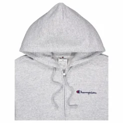 Hooded Full Zip Sweatshirt New Oxford Grey Melange