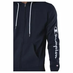 Hooded Full Zip Sweatshirt Blue