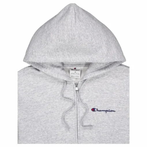 Hooded Full Zip Sweatshirt New Oxford Grey Melange