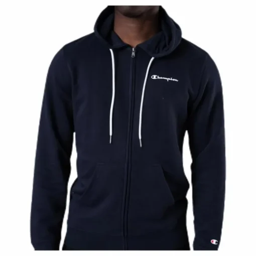 Hooded Full Zip Sweatshirt Blue