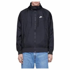 Hooded Windbreaker Black