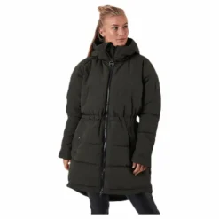 Hourglass Puffer Jacket Green
