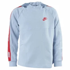 Hybrid 1/2 Zip Fleece Jr Blue/White