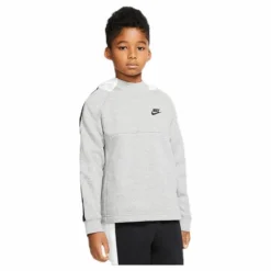 Hybrid 1/2 Zip Fleece Junior White/Black