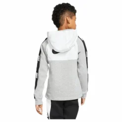 Hybrid 1/2 Zip Fleece Junior White/Black