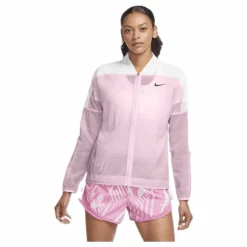 Icon Clash jacket Pink/White