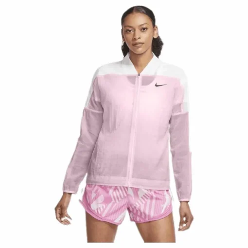 Icon Clash jacket Pink/White