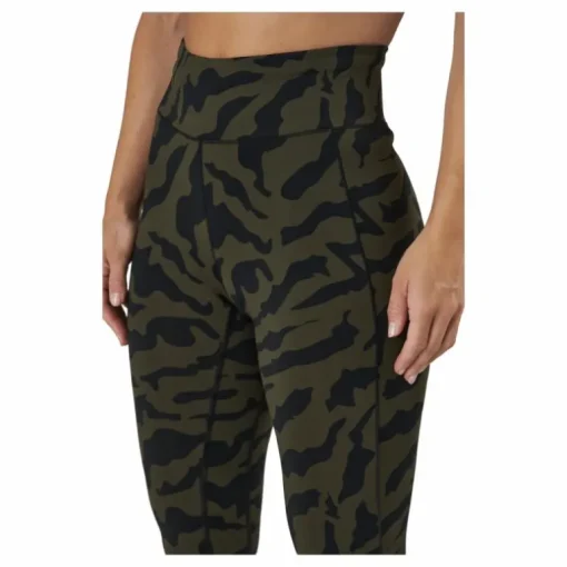 Iconic Printed 7/8 Tights Escape Green