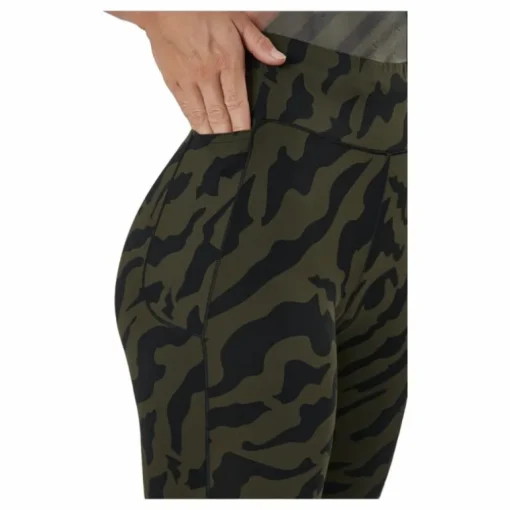 Iconic Printed 7/8 Tights Escape Green