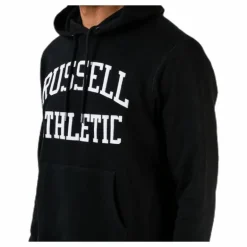 Iconic Twill Hoodie Black