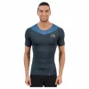 Iconic Vent Stretch Tee M Blue