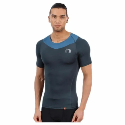 Iconic Vent Stretch Tee M Blue