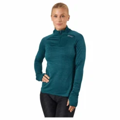 Ignition 1/4 Zip Deep Jade/silver Reflective
