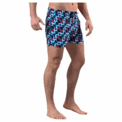 Illusion Dot Swim Shorts Blue