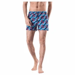 Illusion Dot Swim Shorts Blue