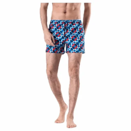 Illusion Dot Swim Shorts Blue