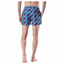 Illusion Dot Swim Shorts Blue