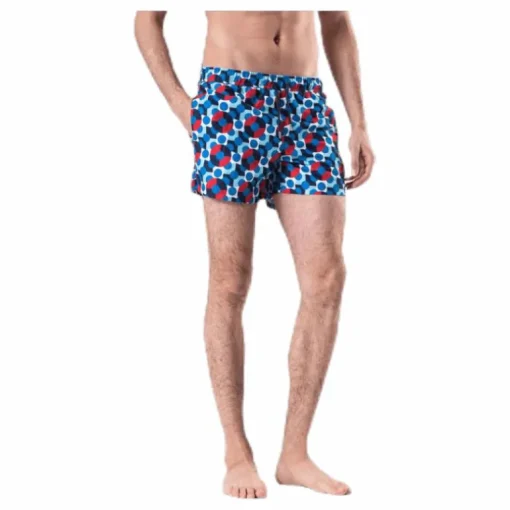 Illusion Dot Swim Shorts Blue