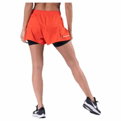 3" 2-IN 1 Woven Short LBR Orange
