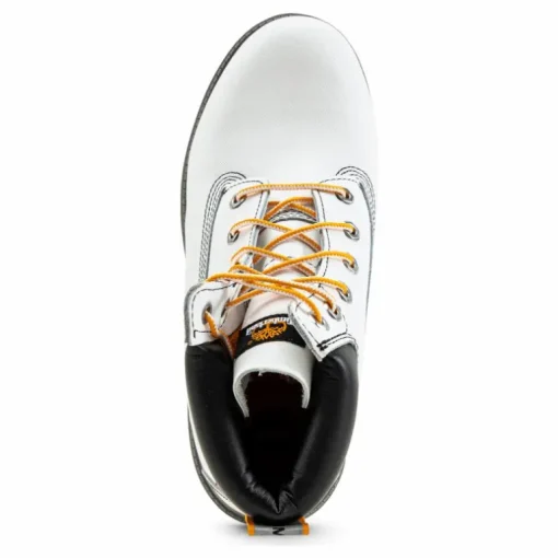 6 In Premium WP Boot Jr White
