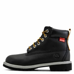 6 In Premium WP Boot Kids Black