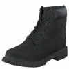6 Inch Premium Waterproof Black Nubuck Mono