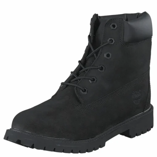 6 Inch Premium Waterproof Black Nubuck Mono