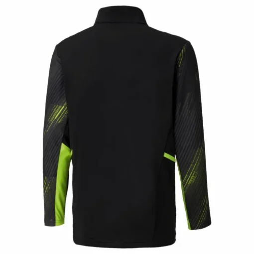 Individual Cup Training 1/4 Zip Top Black/Yellow