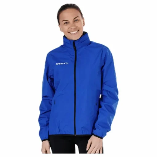Jacket Rain W Blue