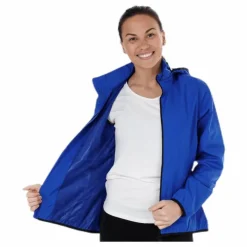 Jacket Rain W Blue