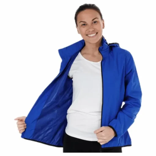 Jacket Rain W Blue