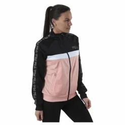 Jacoba Taped Track Jacket Pink