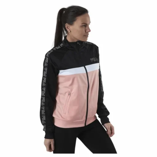 Jacoba Taped Track Jacket Pink