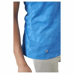 Jess Ss Polo Shirt Pacific