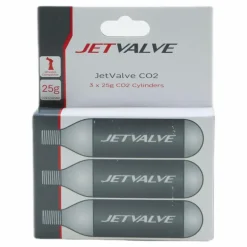 Jetvalve CO2 Cylinders 3p Black