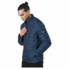 Jjeace Spring Puffer Collar Sn Navy Blazer