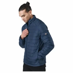 Jjeace Spring Puffer Collar Sn Navy Blazer
